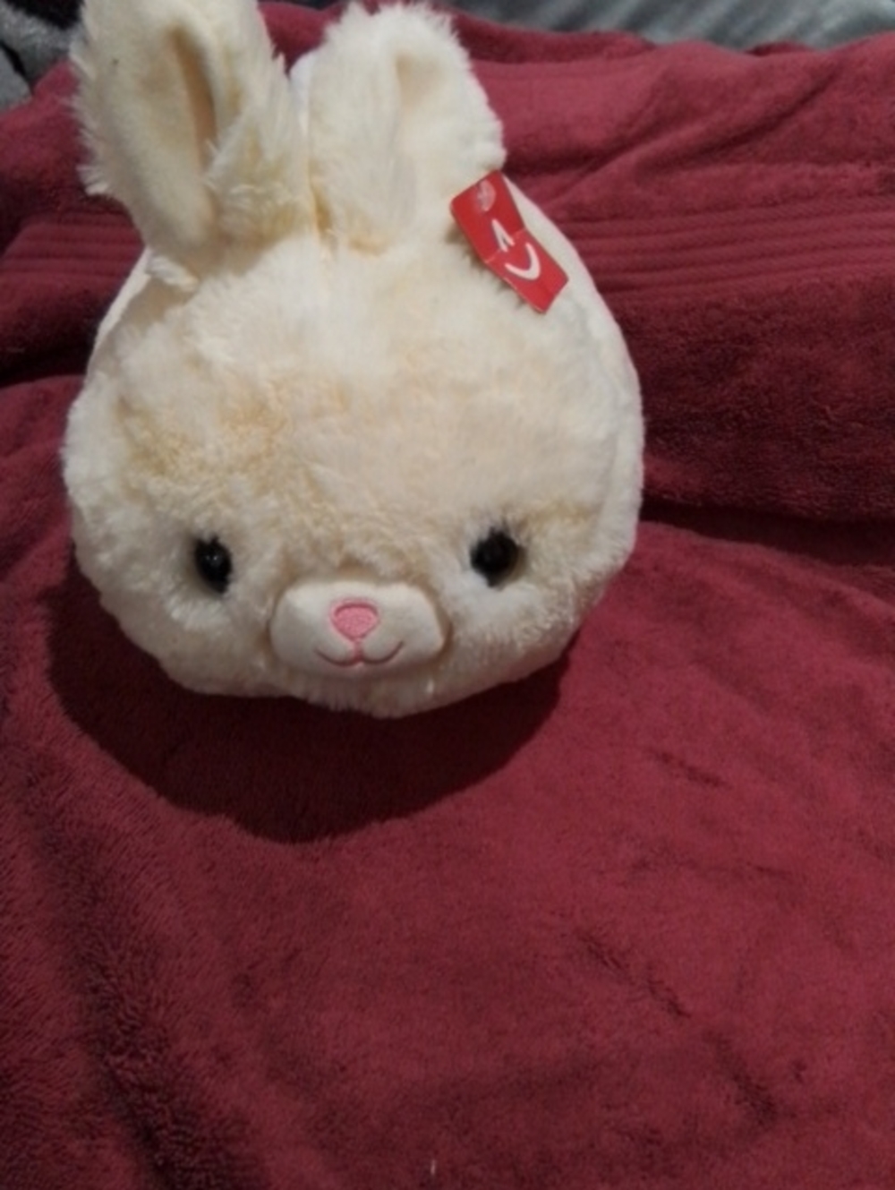 Plush Bunny Toy - Cream Color